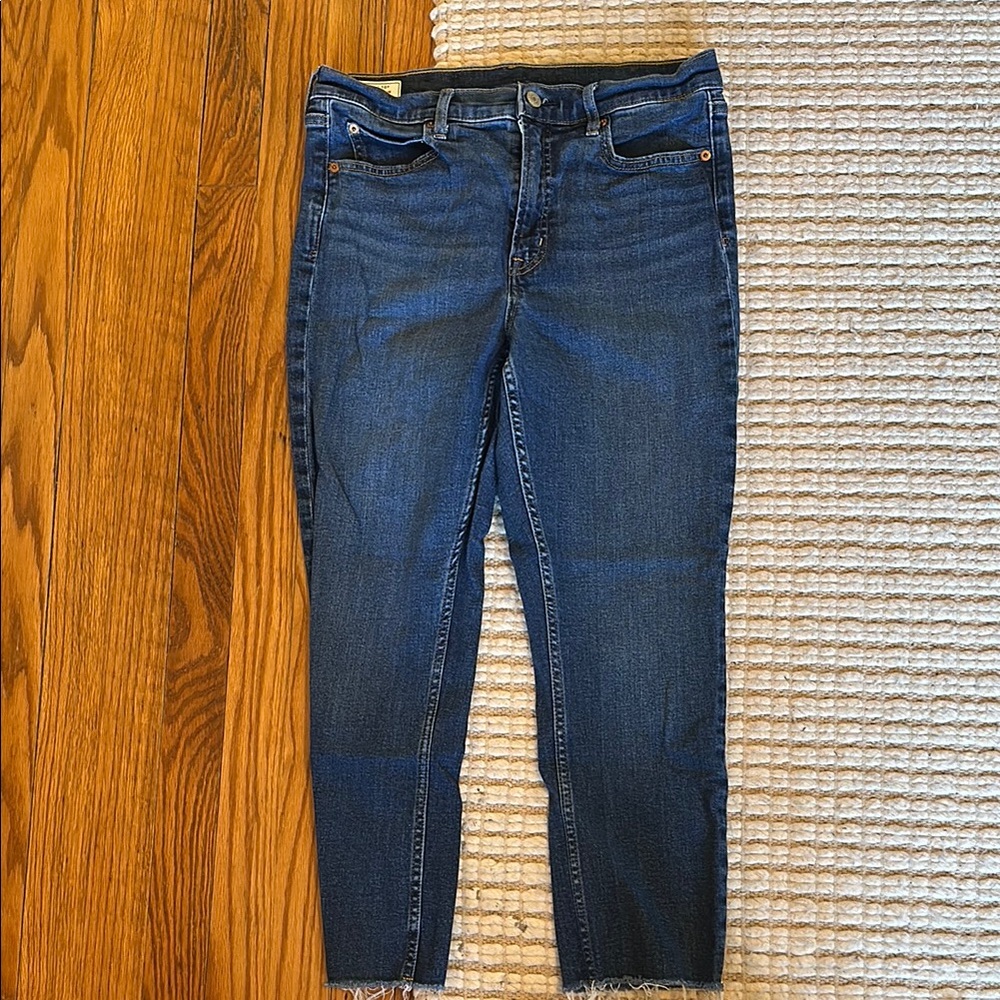 GAP Vintage Slim High Rise Blue Denim Jeans | 10P